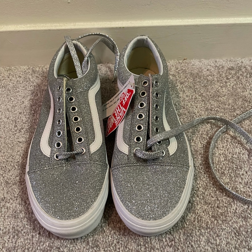 Glitter vans brand new
